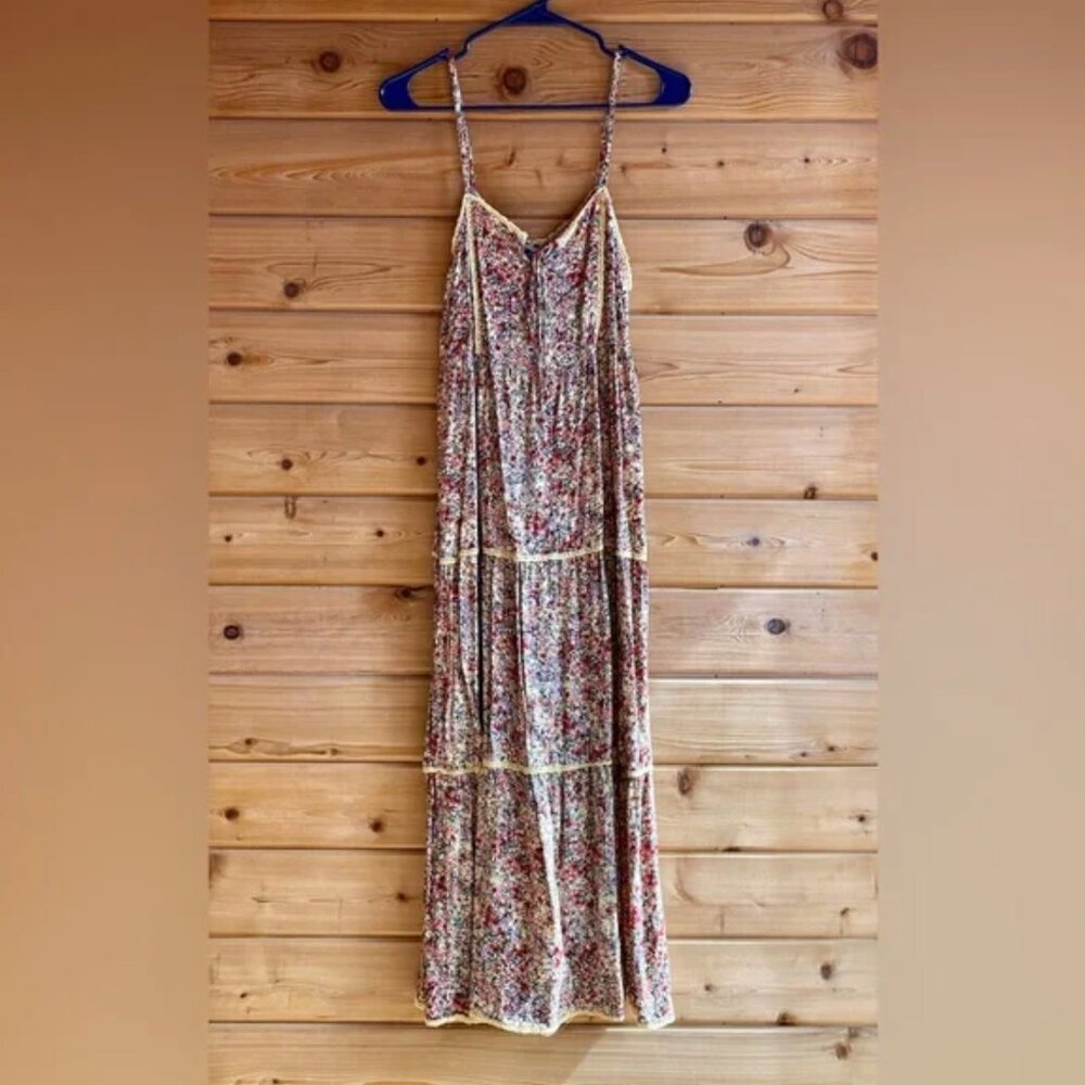 Angie Tiered Floral Maxi Dress